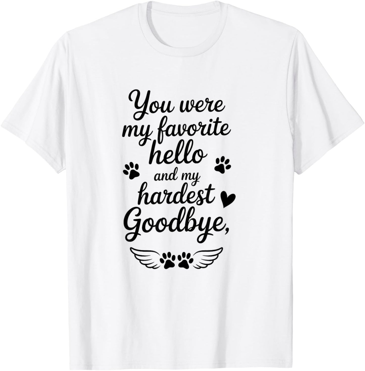 Dog Memorial Gifts for Loss of Dog - Loss of Dog Sympathy T-Shirt