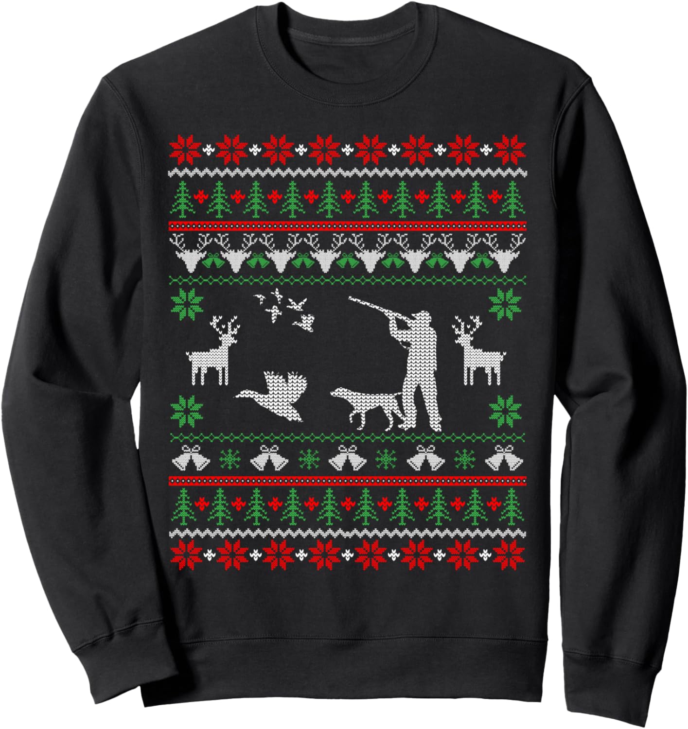 Duck Hunting Ugly Christmas Sweatshirt Hunter Christmas Gift