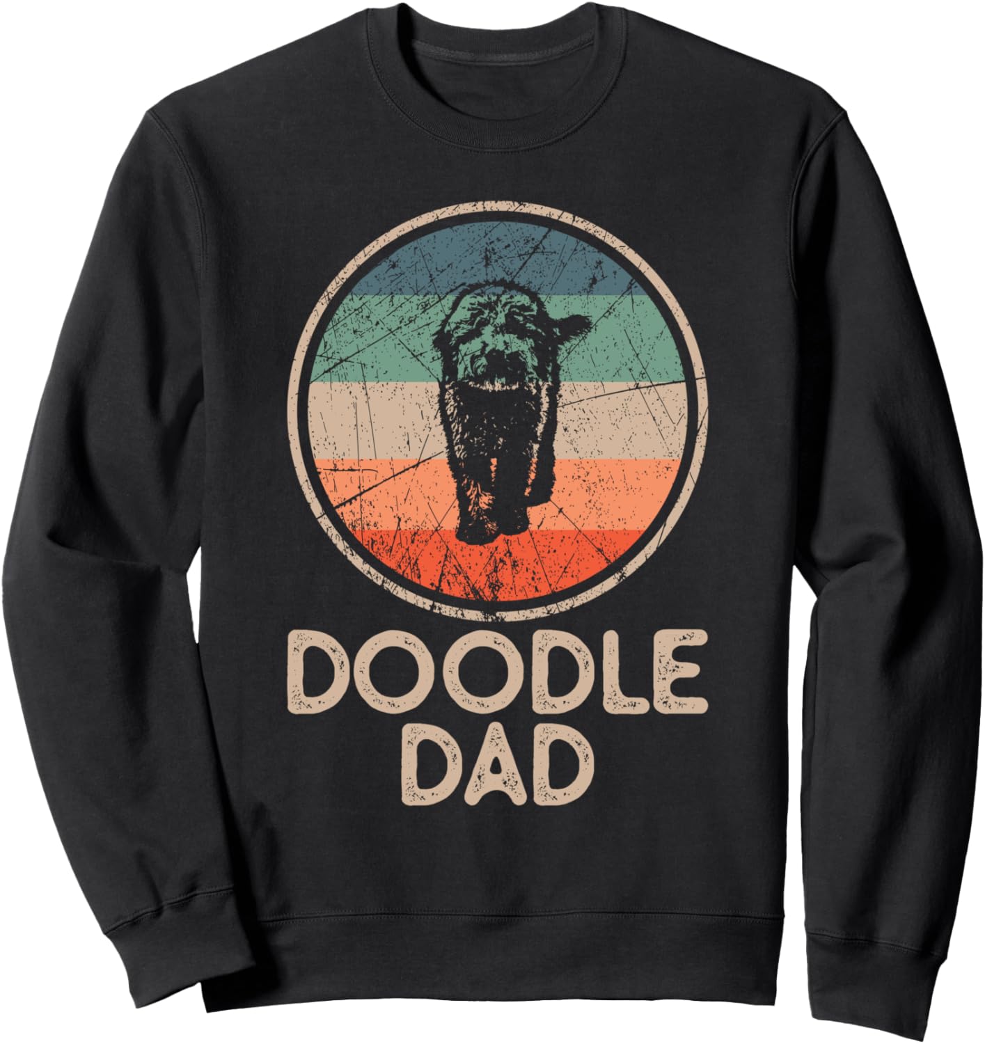 Doodle Dog - Vintage Doodle Dad Sweatshirt