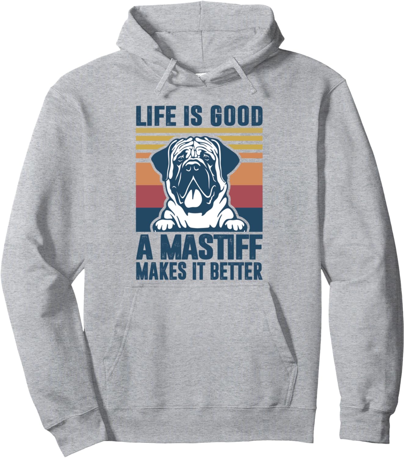 English Mastiff Gifts For Women Men Mastiff Dog Dad Dog Mom Pullover Hoodie