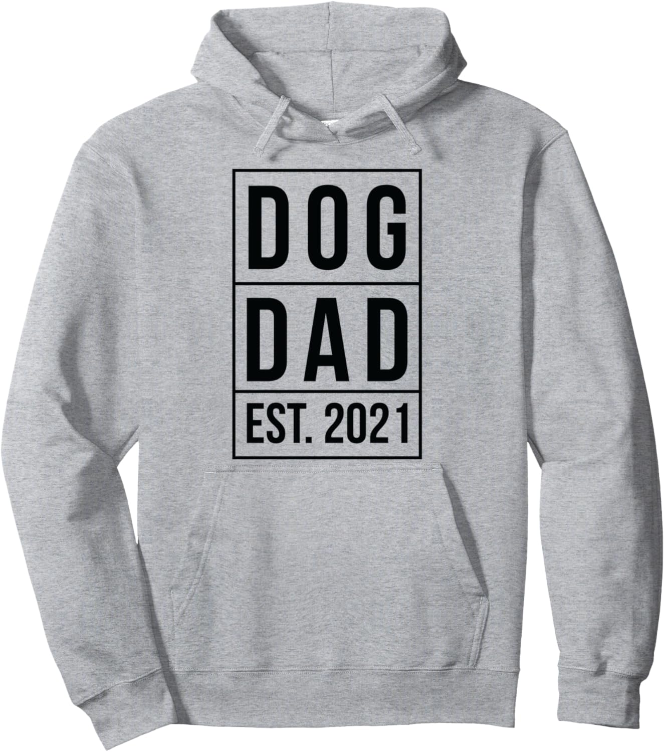 Dog Dad Est 2021 - Established Dog Dad Pullover Hoodie