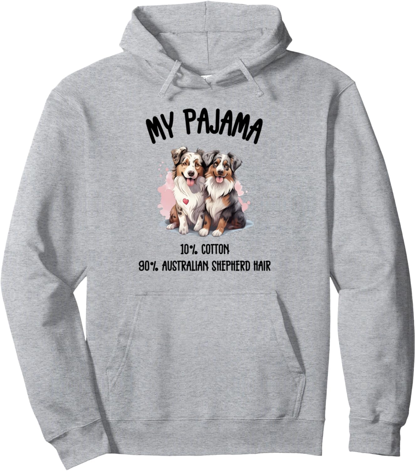 Adorable Australian Shepherd - Dog Design for Pet Lovers Pullover Hoodie
