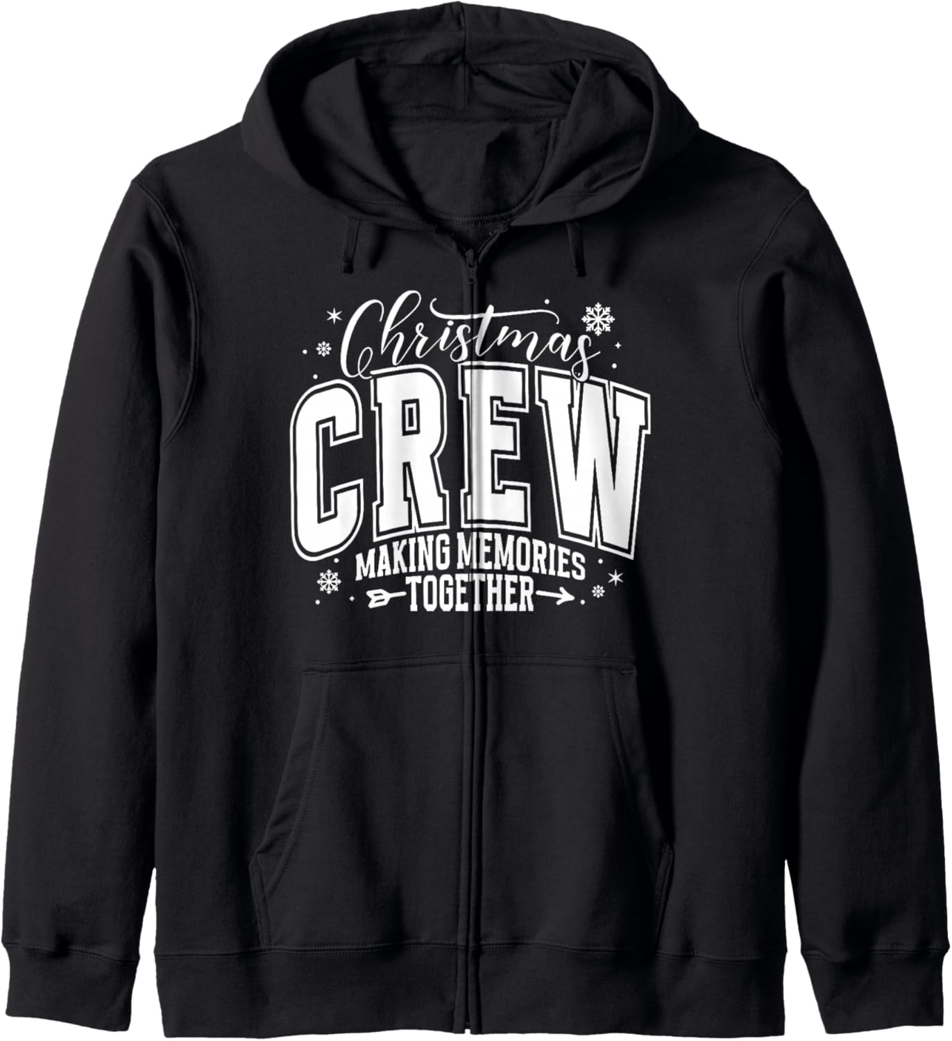 Family Christmas 2025 Making Memories Together Xmas Pajamas Zip Hoodie