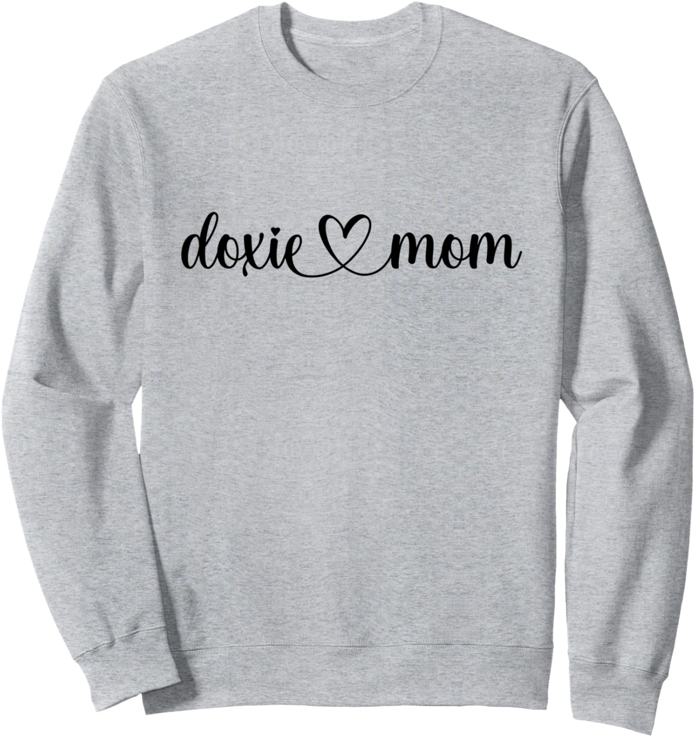 Dog Love Heart Doxie Mom Sweatshirt