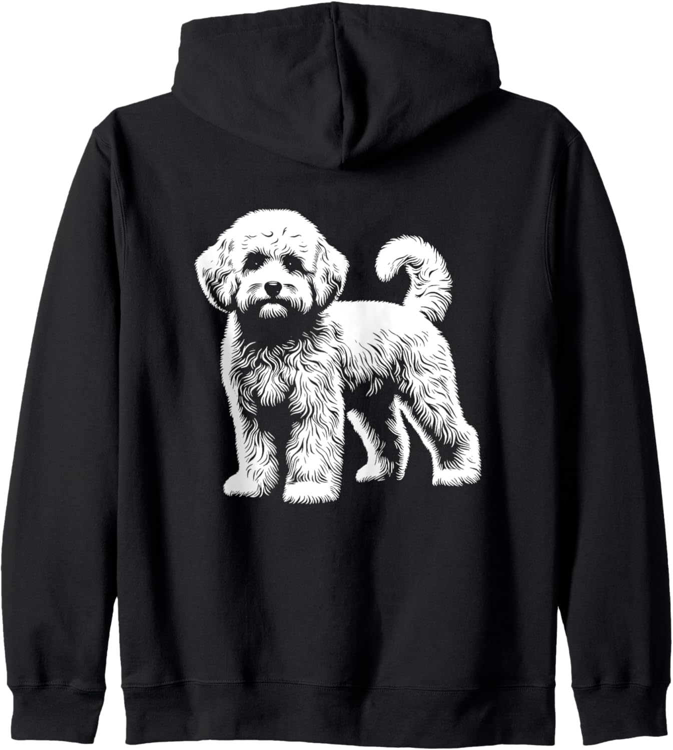 Dog Dad Mom Lover - Monochromatic Maltipoo Zip Hoodie