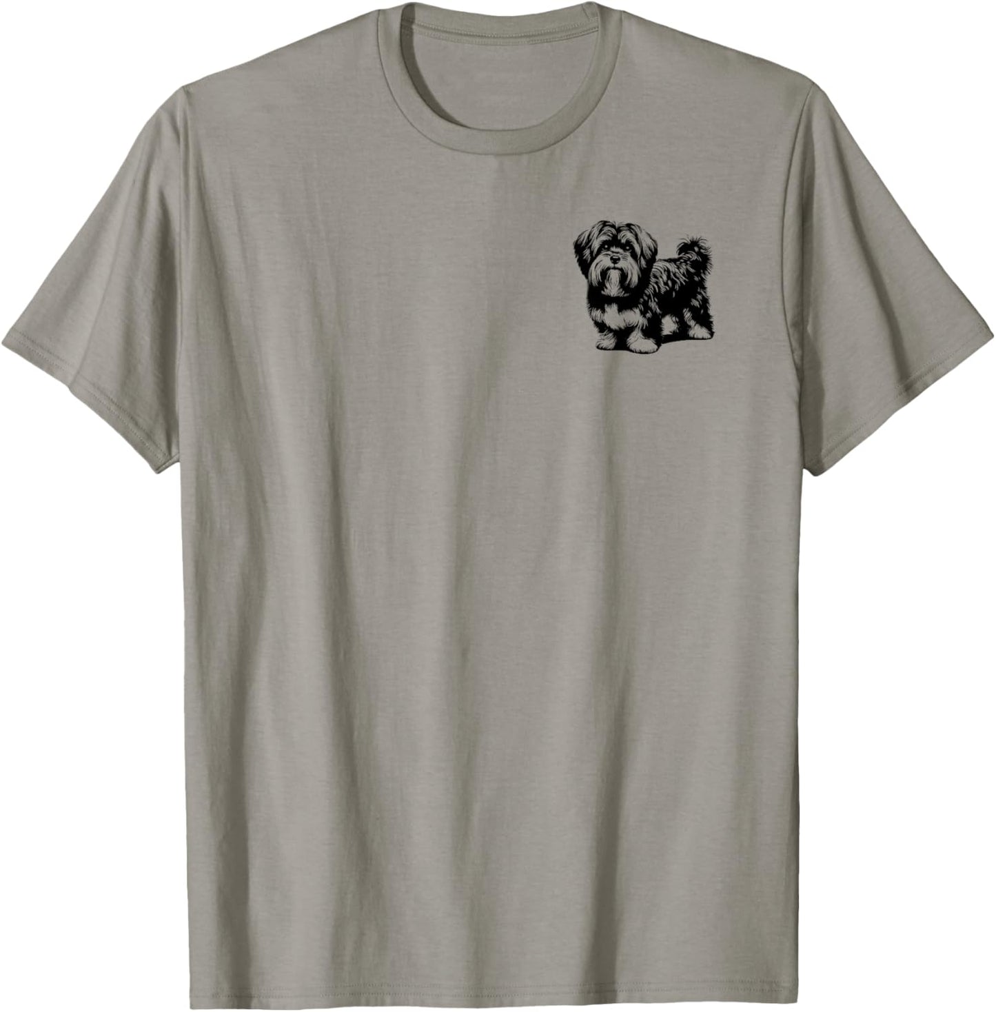 Dog Dad Mom Lover - Monochromatic Shorkie T-Shirt for Men Women