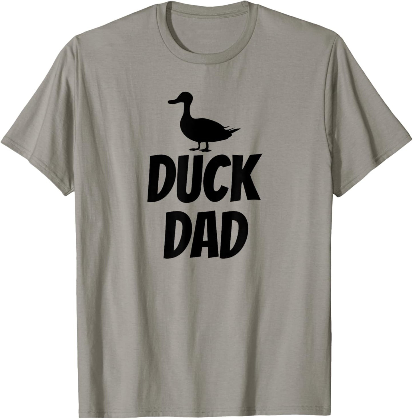 Duck Dad - Funny Cute Duck Pet Shirt Black T-Shirt