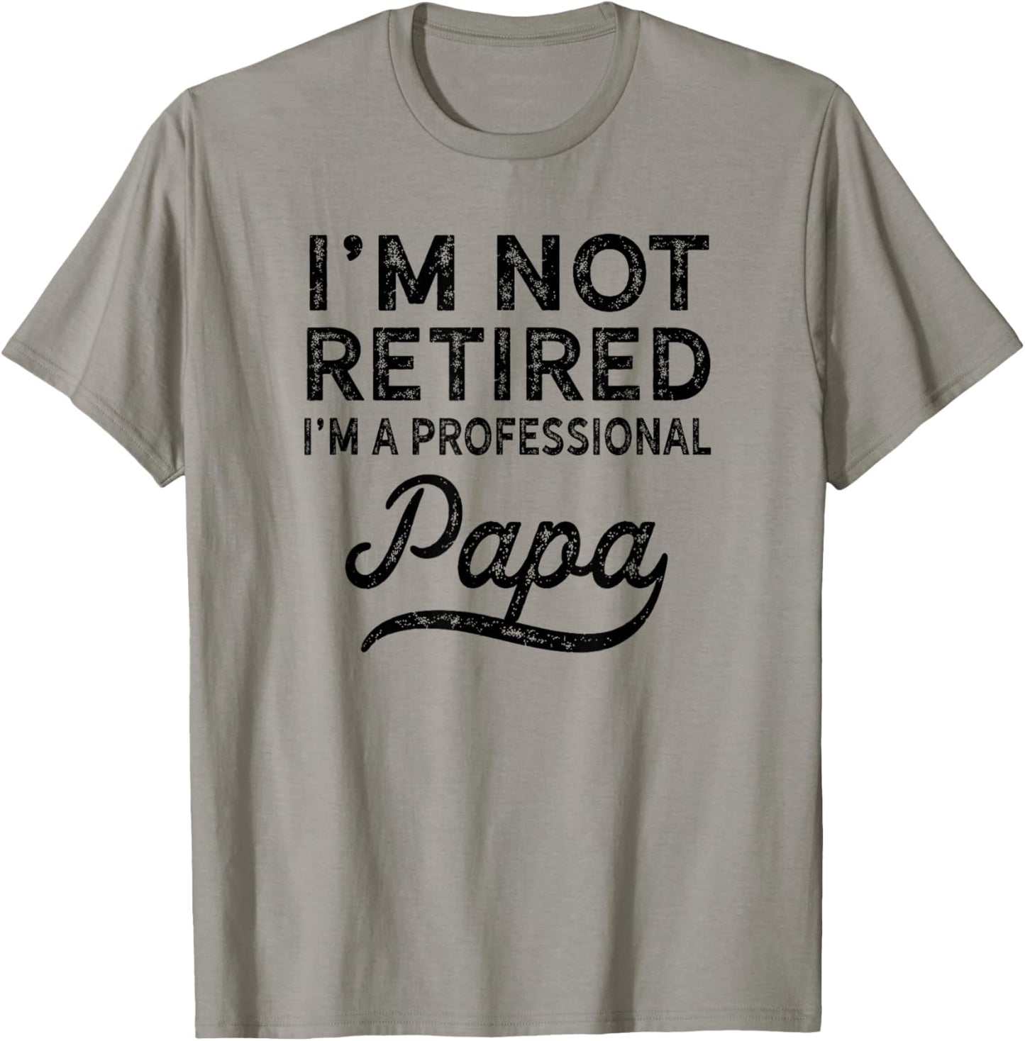 I'm Not Retired A Professional Papa Fathers Day Gift T-Shirt