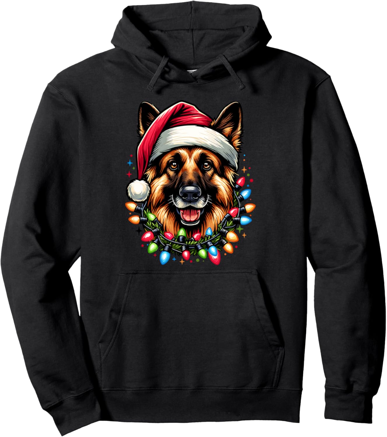 Dog Owner Xmas Men Women Favorite German Shepherd Christmas Pullover Hoodie