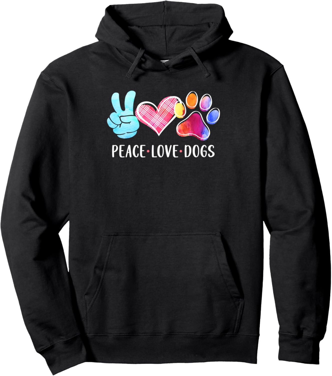 Dog Lover Dog Mom Fur Mama Dog Mama Peace Love Dogs Pullover Hoodie