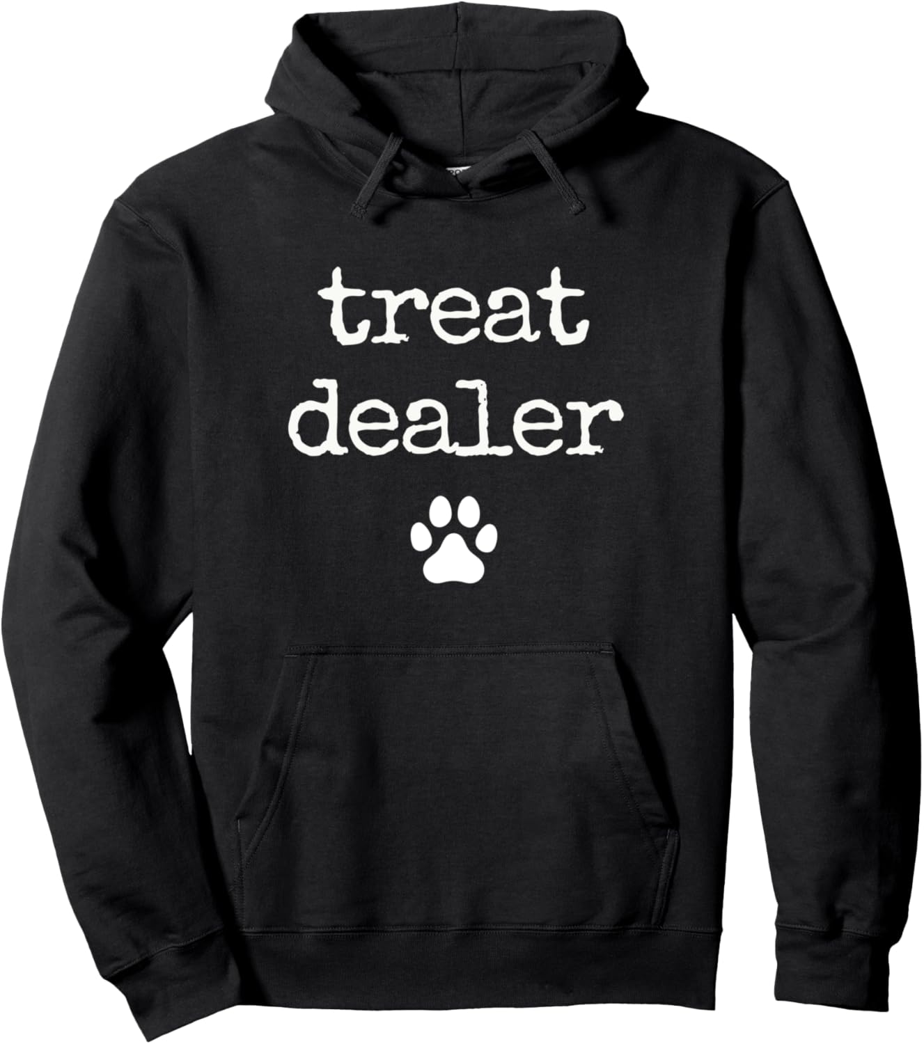 Dog Treat Dealer Funny Humor Hoodie for Dog Owners & Lovers