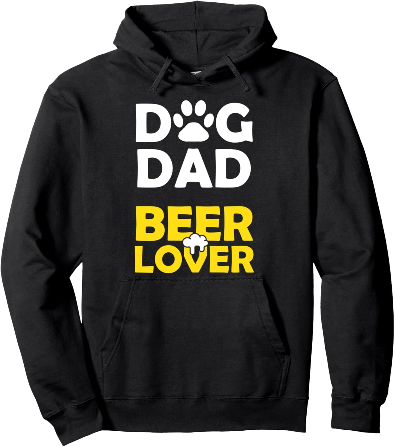 Dog Father Gifts Beer Lover Gift Best Dog Dad Gifts Pullover Hoodie