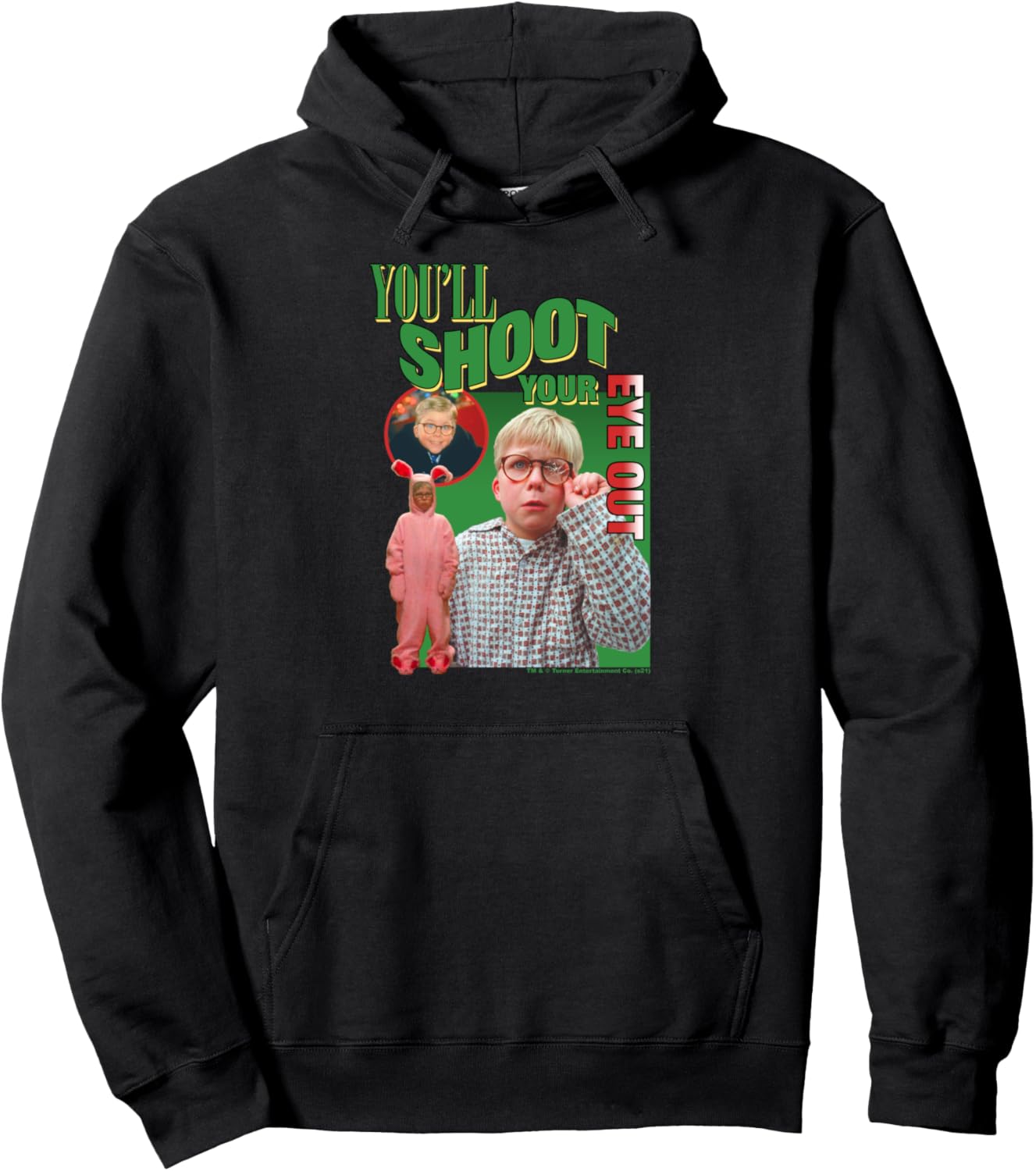A Christmas Story You'll Shoot Your Eye Out Throwback Pullover Hoodie