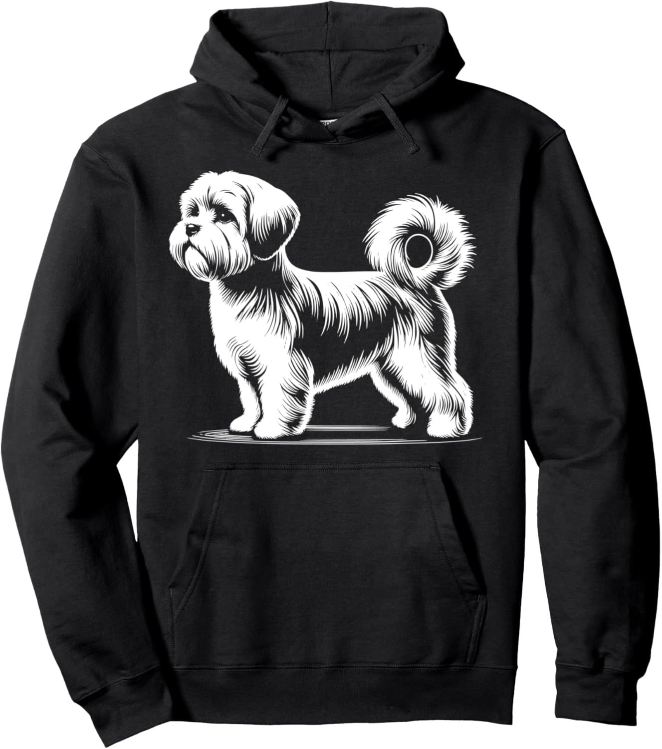 Dog Dad Mom Lover - Monochromatic Morkie Pullover Hoodie