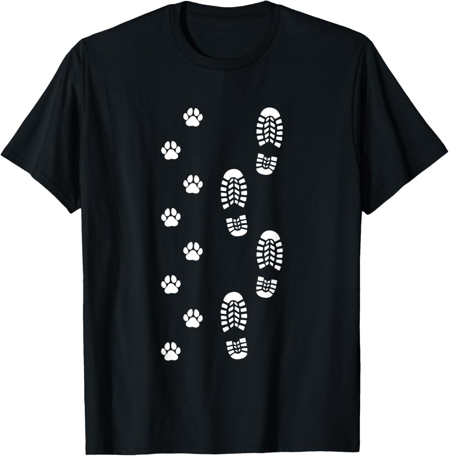 Dog Walk Foot Print Dog Walker Dog Walking T-Shirt