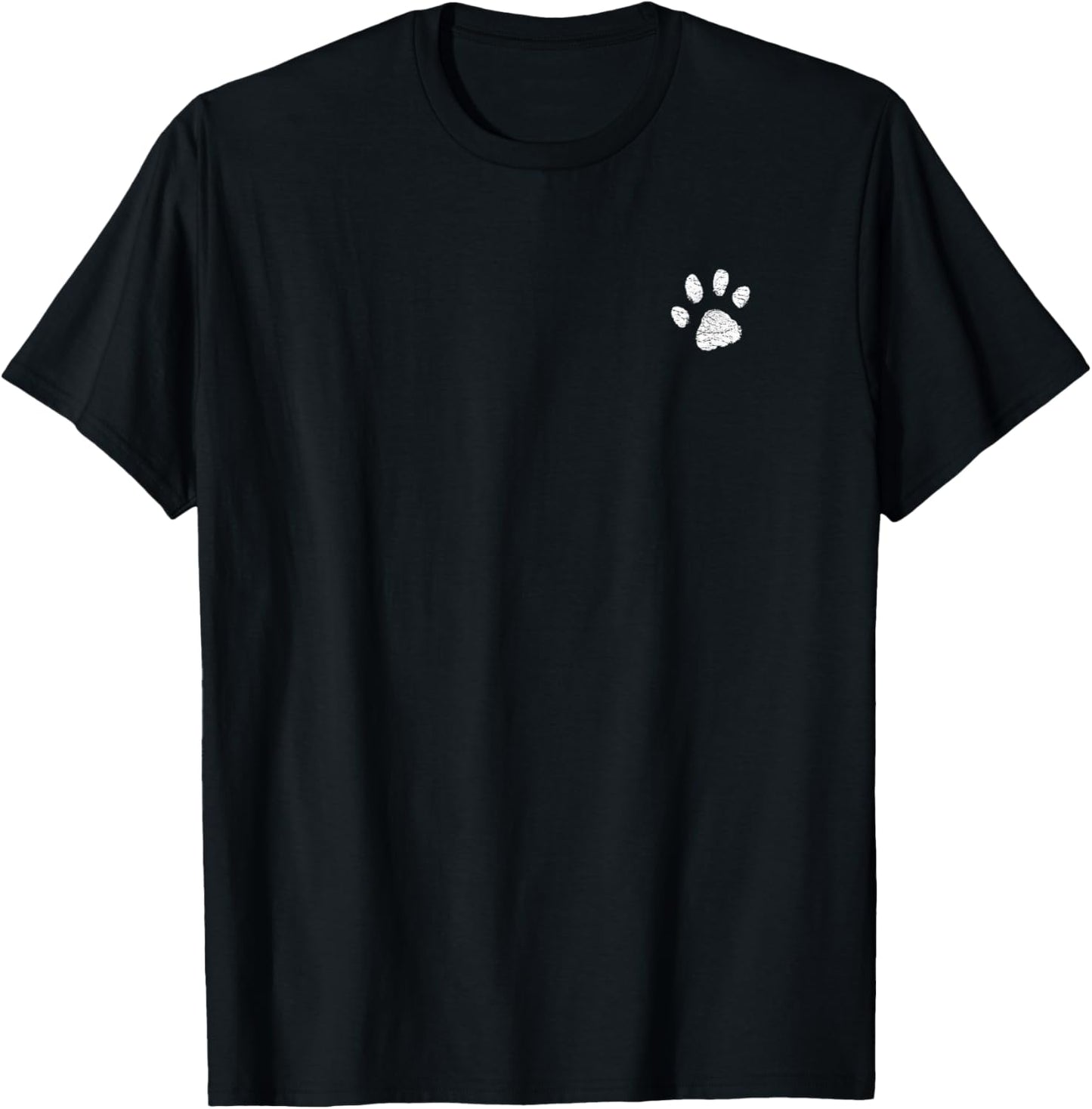 Dog Mom T Shirt | Left Chest Paw Print Women Men Dog Lover T-Shirt