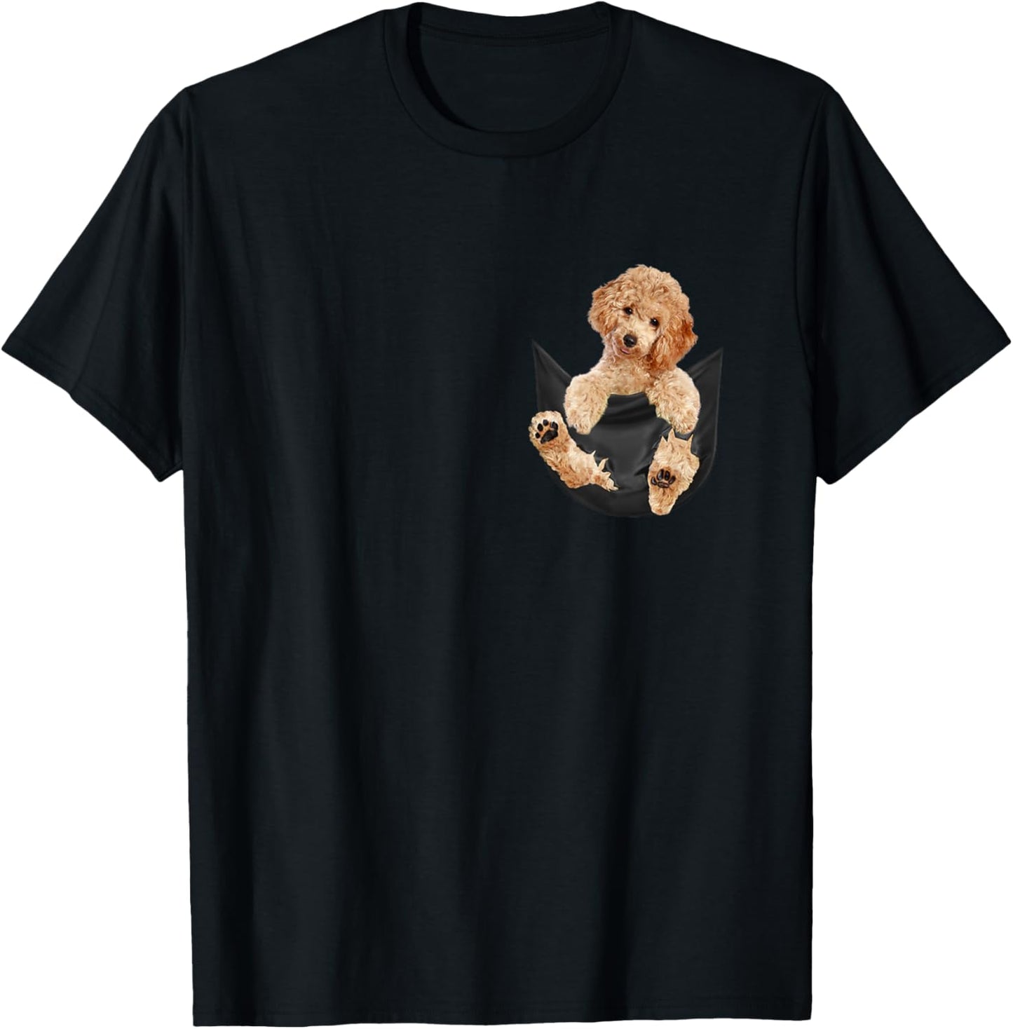Dog Lover Gifts Poodle in Bag T-Shirt for Men Women Girls Kids