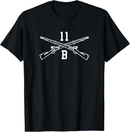 11B Infantryman | Crossed Rifles T-Shirt