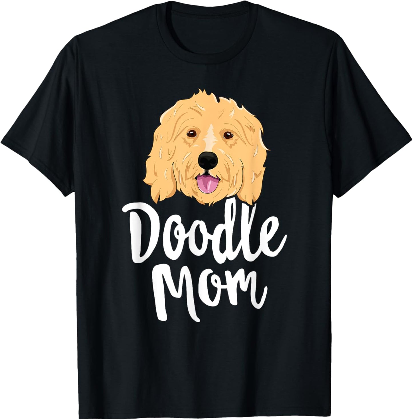 Doodle Mom T-Shirt Women Goldendoodle Dog Puppy Mother T-Shirt