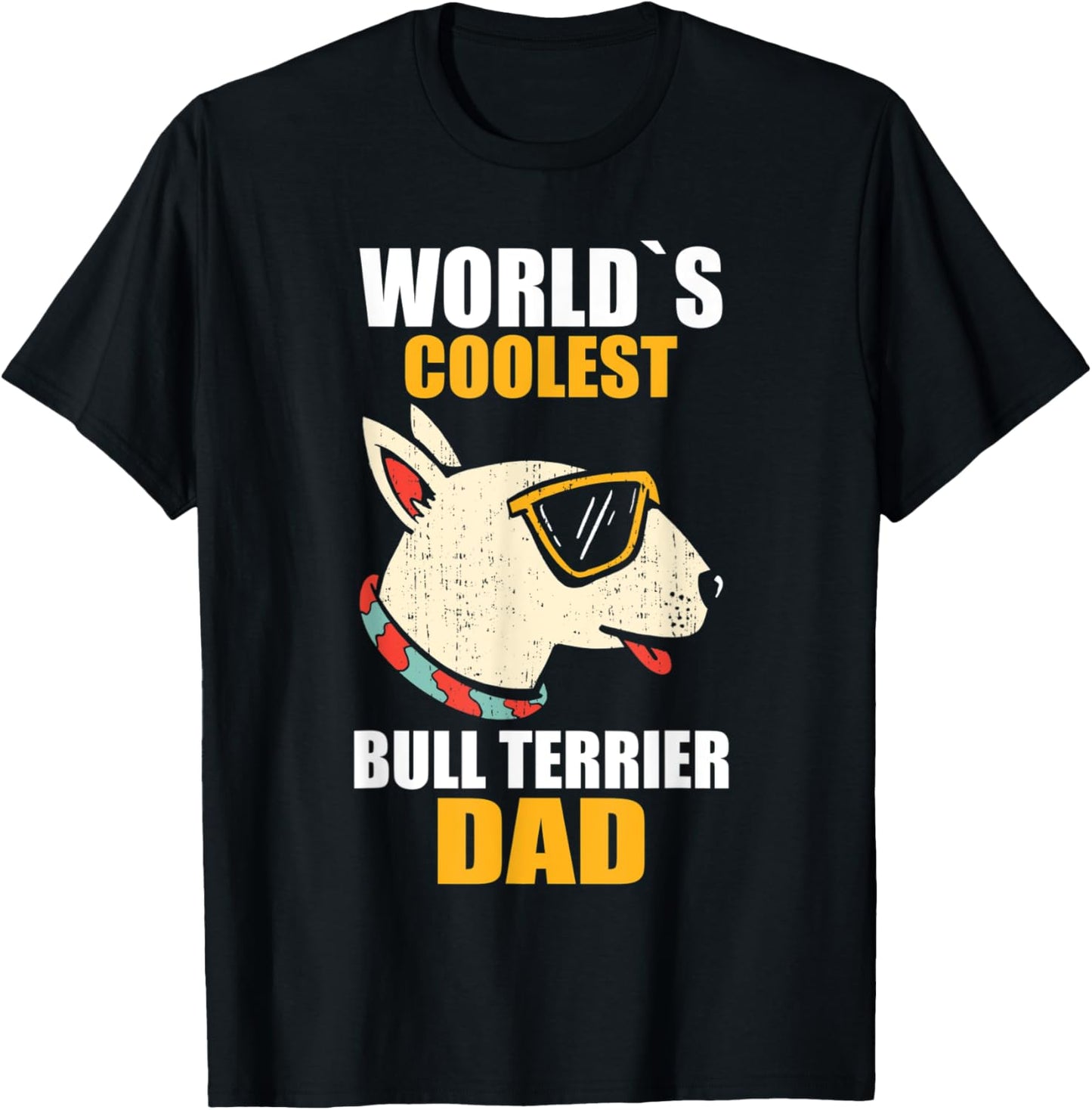 Dog Father Bull Terrier Dad Men T-Shirt