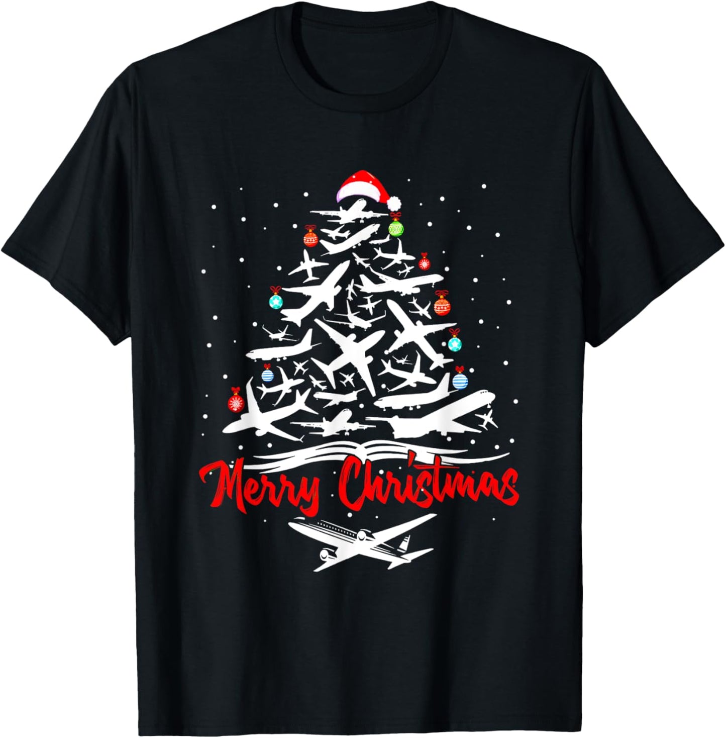 Airplane Christmas Tree tshirts T-Shirt