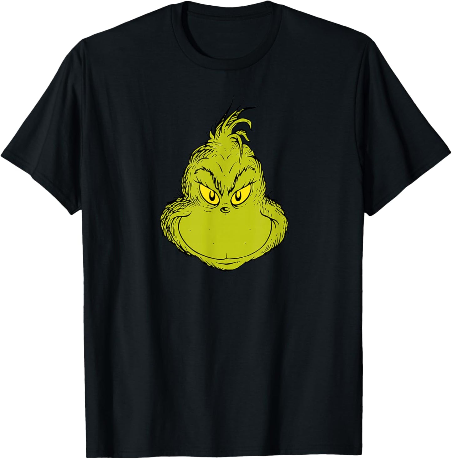 Dr. Seuss Classic Grinch Face T-shirt T-Shirt