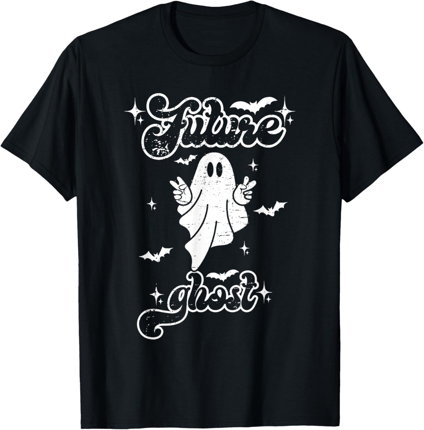 Future Ghost Funny Vintage Halloween Costume Men Women Kids T-Shirt