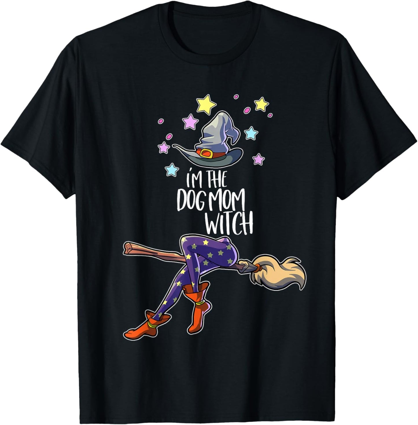 Dog Mom Witch Halloween Group Matching Halloween T-Shirt