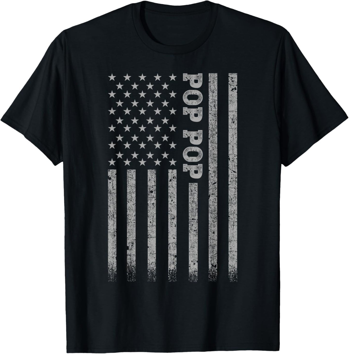 Gifts For Pop Pop Pop Pop American Flag T-Shirt