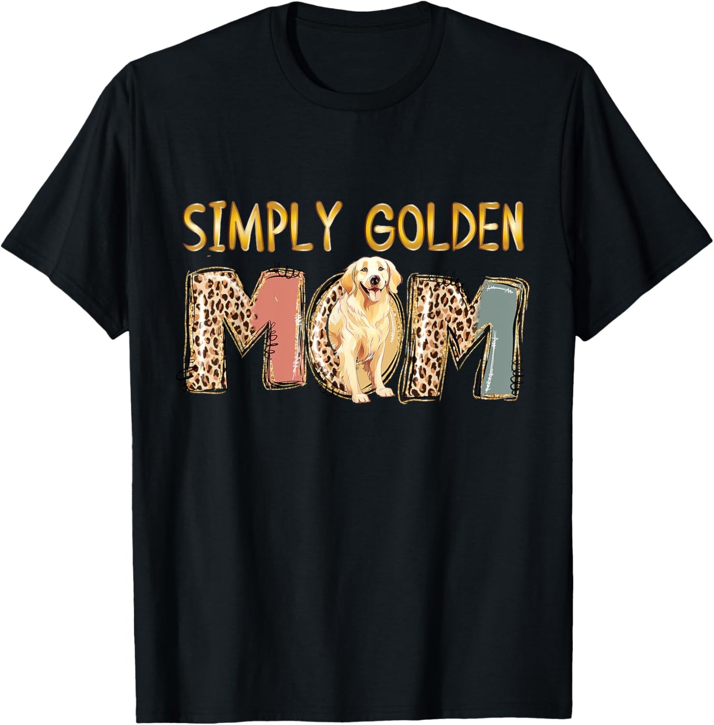 English Cream Golden Retriever Simply Golden Dog For Mom T-Shirt for Men Women Girls Kids