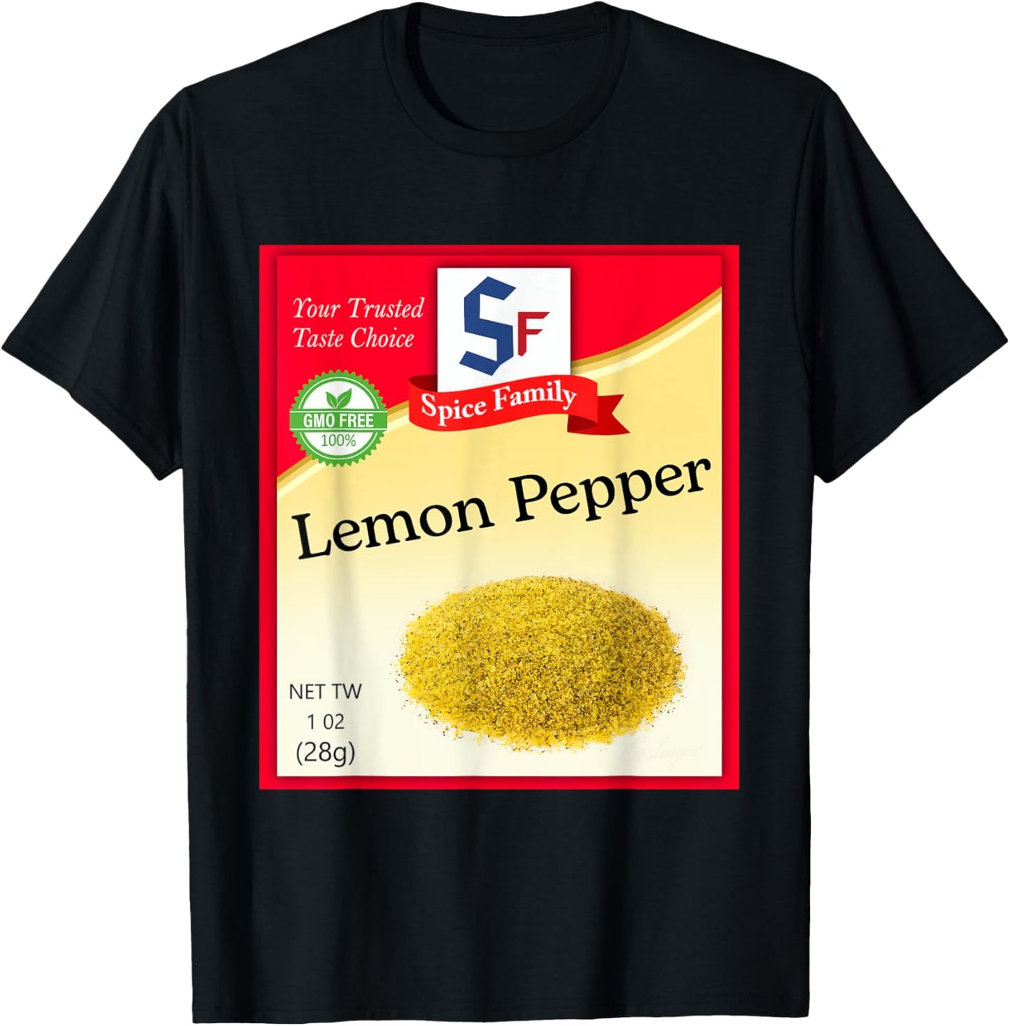 Lemon Pepper Condiment Costume Holiday Spice Costumes T-Shirt
