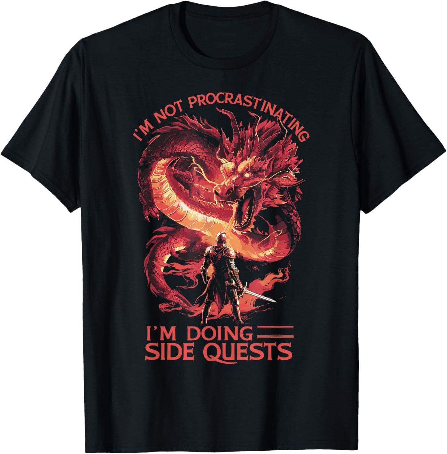 I'm Not Procrastinating I'm Doing Side Quests - RPG Gamer T-Shirt