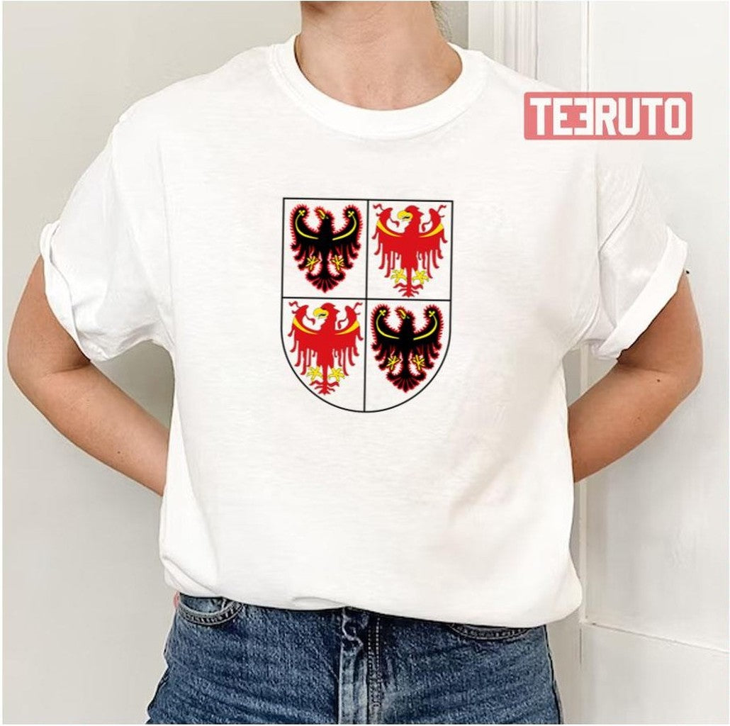 039 Region Of Trentino Alto Adige Südtirol Coat Of Arms Unisex T-Shirt