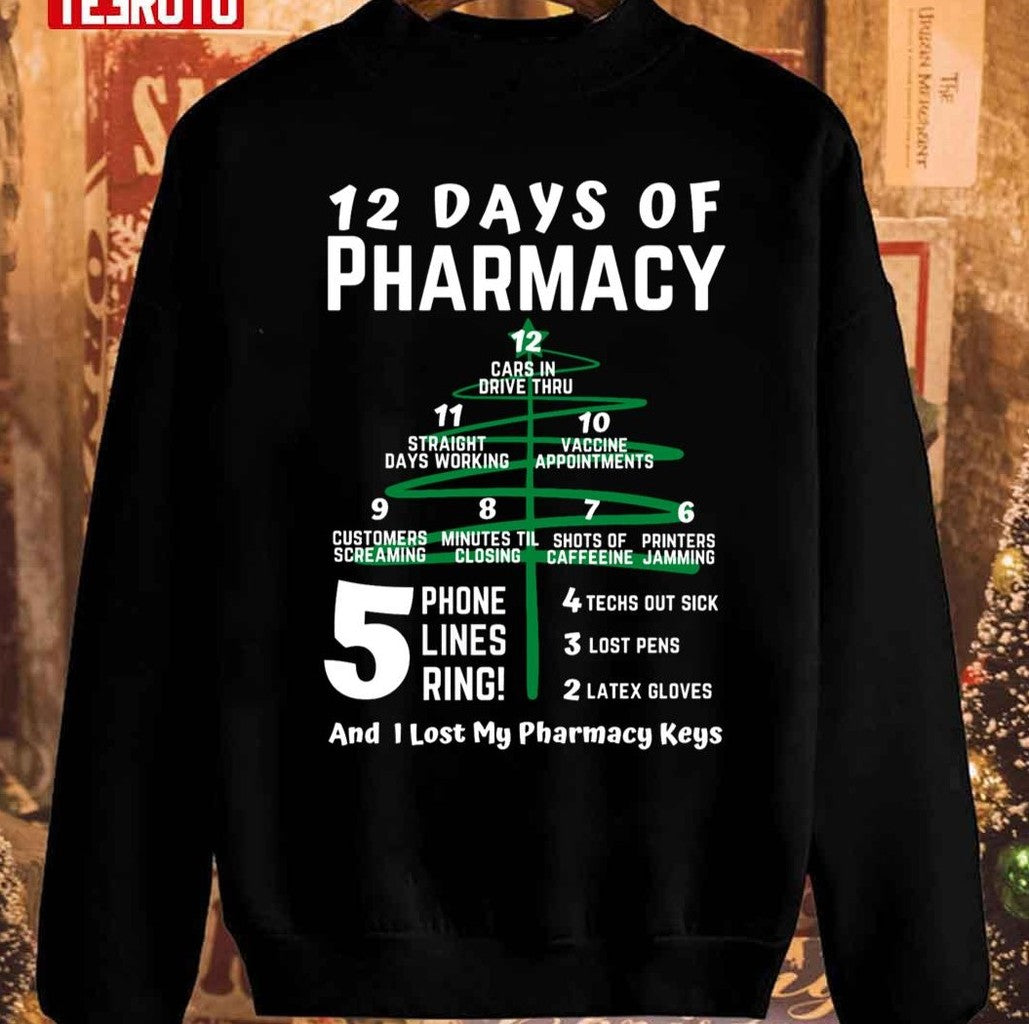 12 Days Of Pharmacy 2023 Sweatshirt