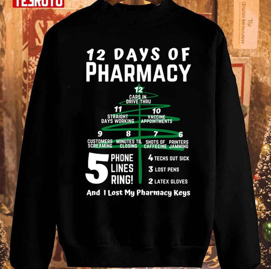 12 Days Of Pharmacy 2023 Sweatshirt