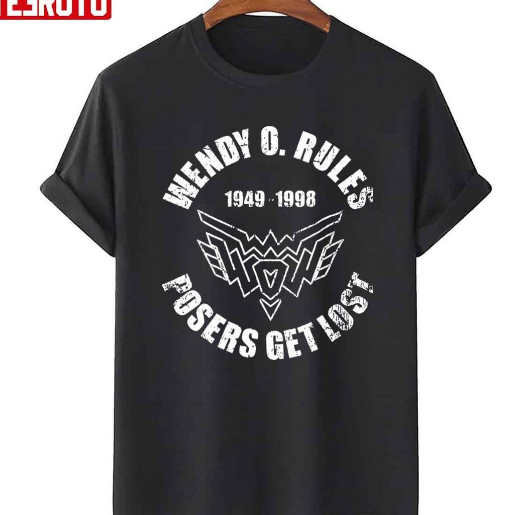 1949 1998 Wendy O Rules Posers Get Lost Unisex T-Shirt