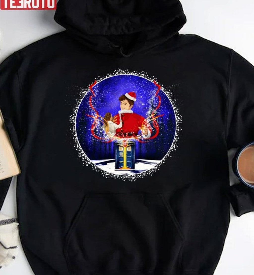 10th Doctor Celebrate Christmas Unisex Sweatshirt