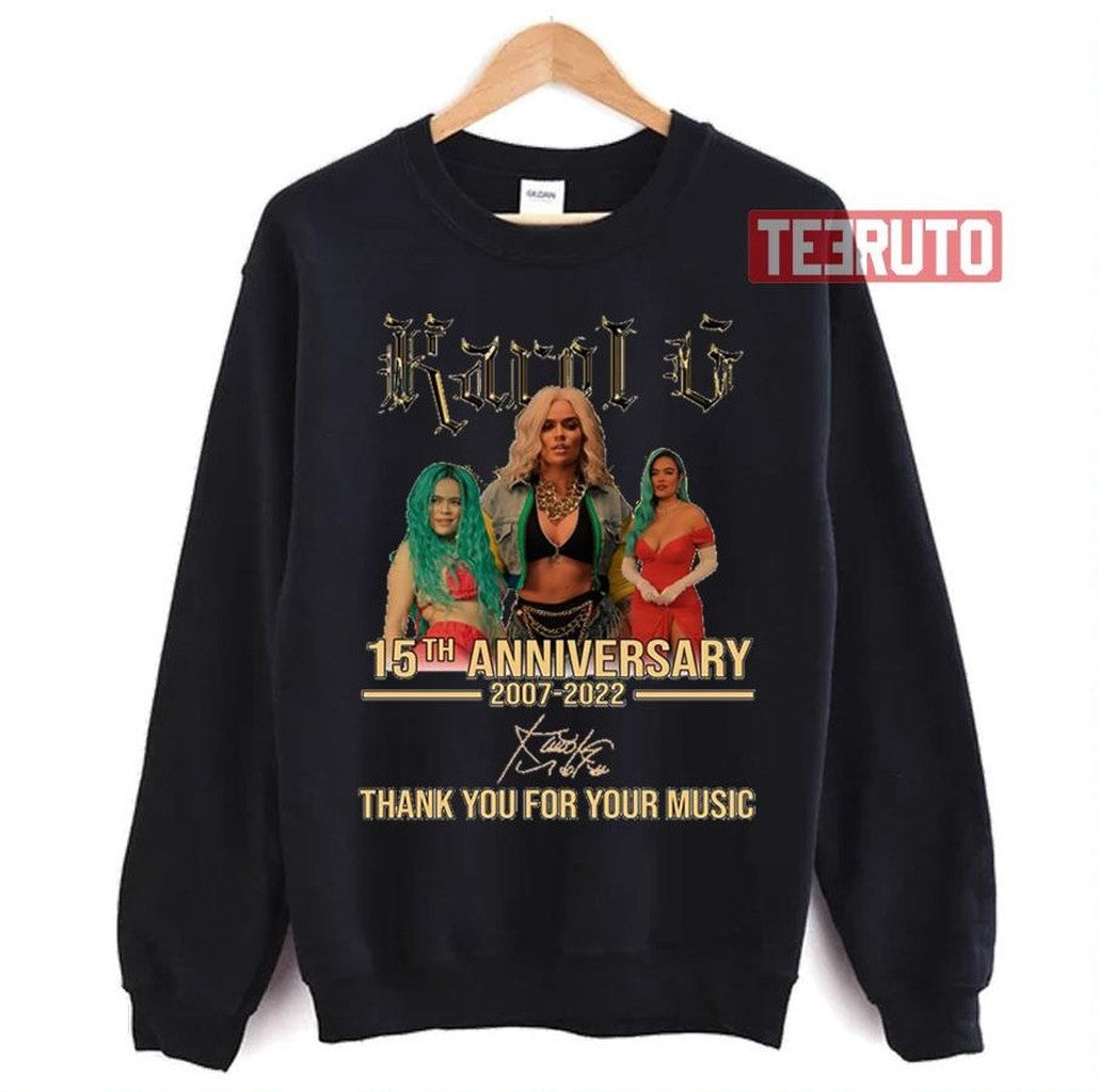 15th Anniversary Karol G Music Unisex Sweatshirt