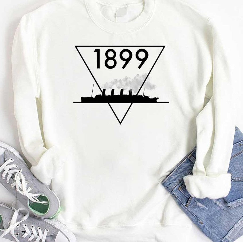 1899 Kerberos Steam Ship Logo Unisex Hoodie