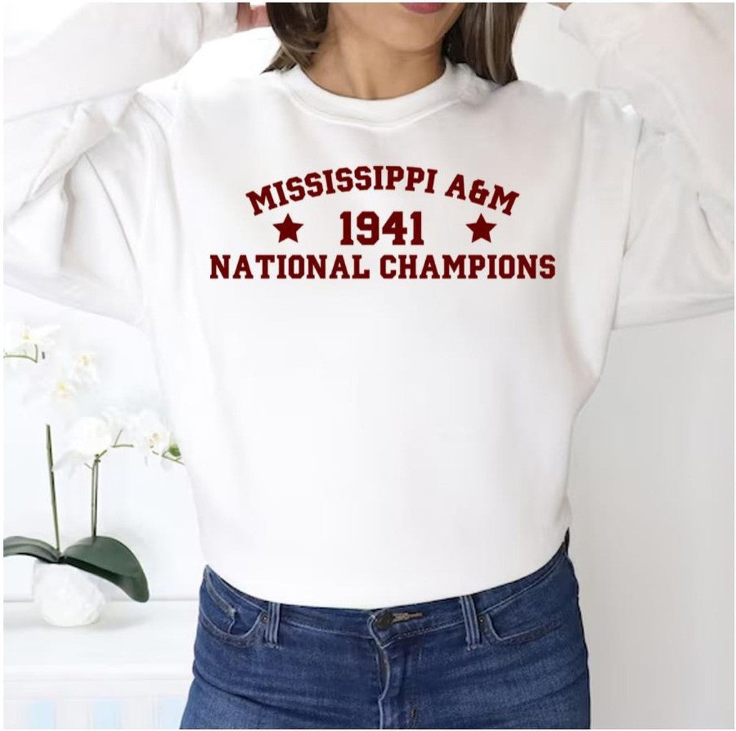 1941 National Champions Mississippi Unisex Sweatshirt