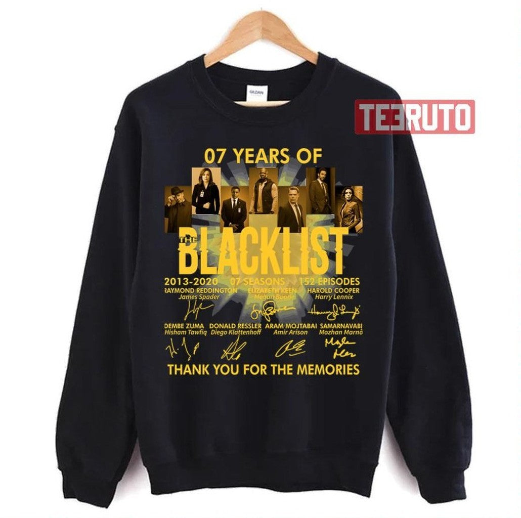 07 Years Of The Blacklist Unisex T-Shirt