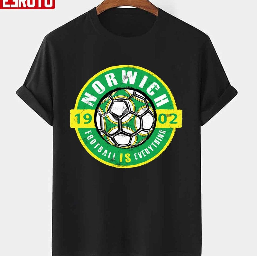 1902 Football Is Everything City Of Norwich Fan Vintage Unisex T-Shirt