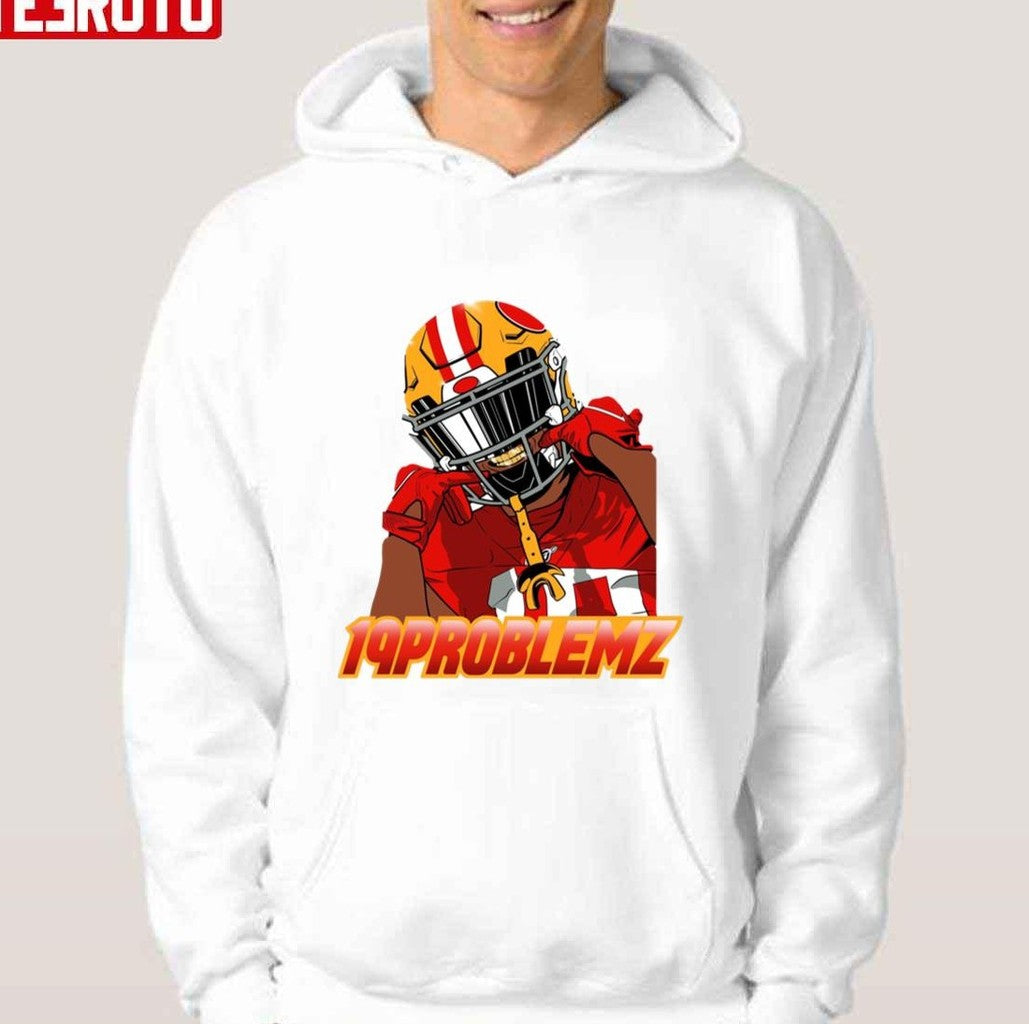 19 Problemz Deebo Samuel Colorful Fanmade American Football Unisex Hoodie