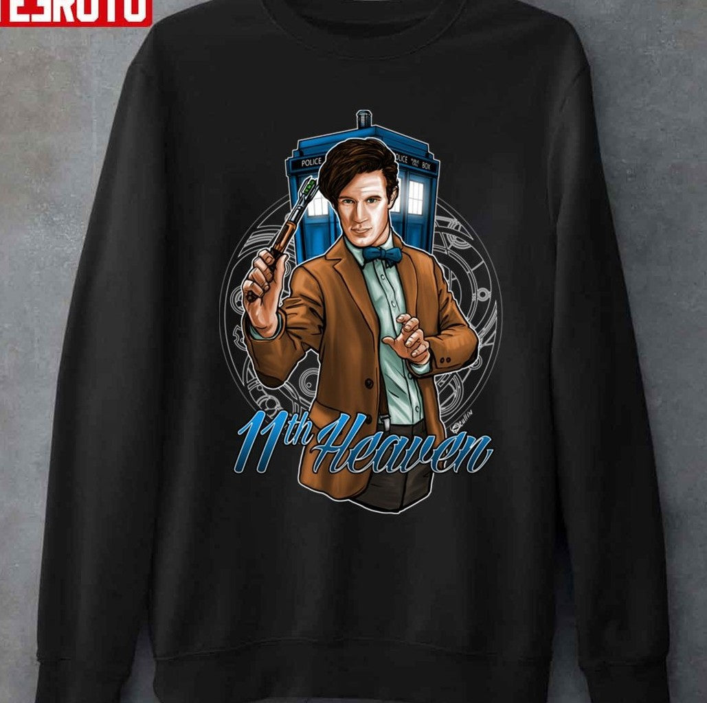 11th Doctor Eleventh Heaven Doctor Who Unisex Hoodie