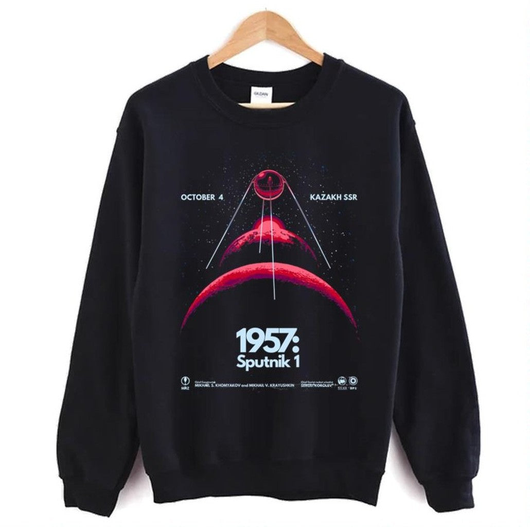 1957 Sputnik 2001 A Space Odyssey Unisex Sweatshirt
