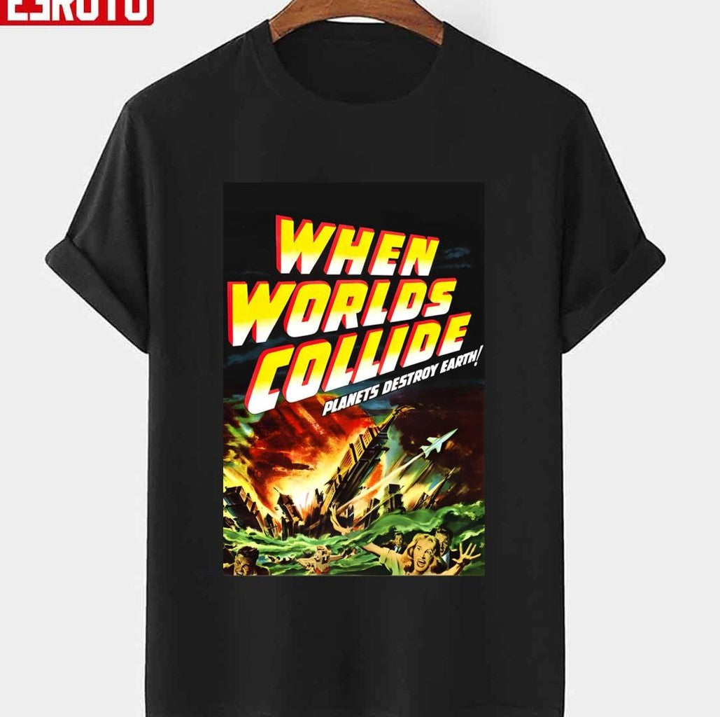 1951 When Worlds Collide Vintage Movie Style Unisex T-shirt
