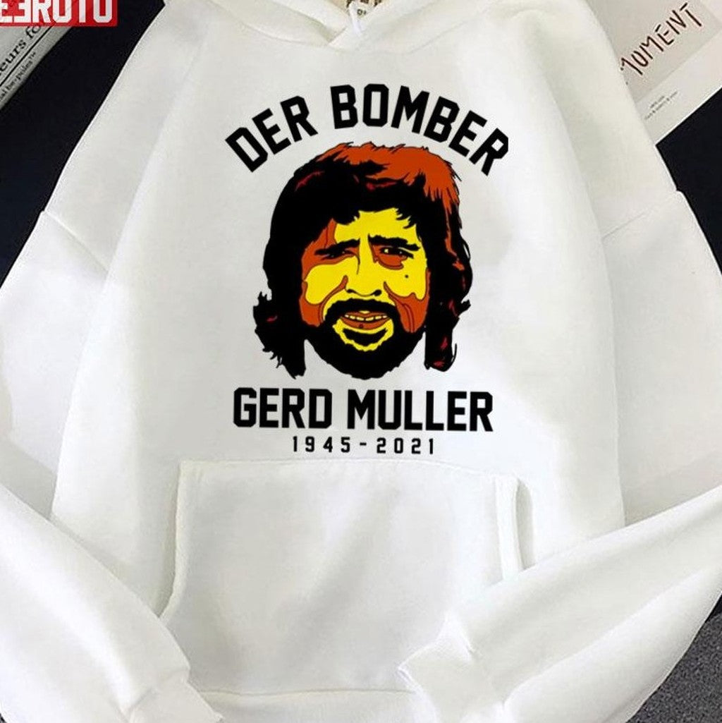 1945 2021 Gerd Muller Fanart 4ever Gerd Der Bomber Unisex Sweatshirt