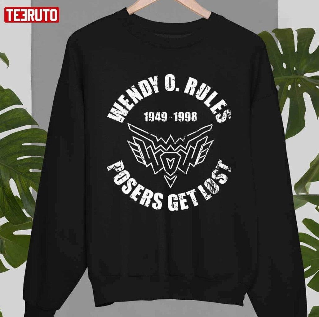 1949 1998 Wendy O Rules Posers Get Lost Unisex T-Shirt