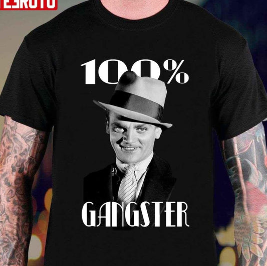 100% Gangster Beautiful Model Vintage Photographic Unisex T-Shirt