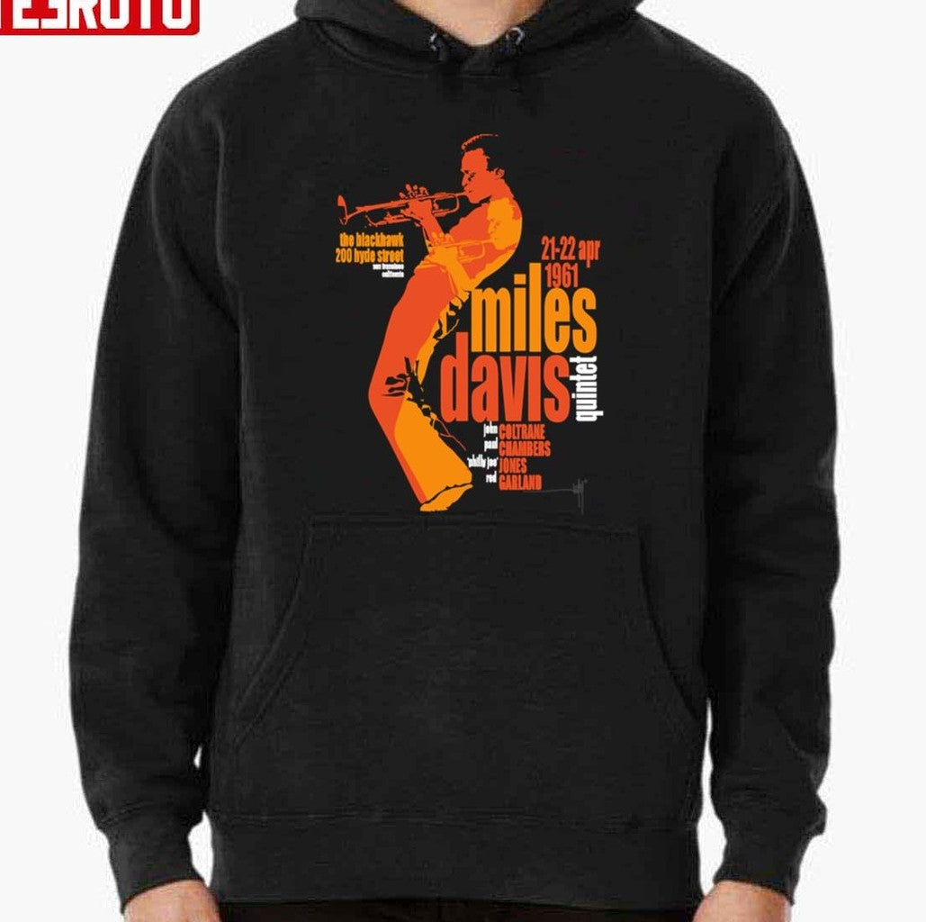 1961 Live Jazz Miles Davis Live Unisex Hoodie